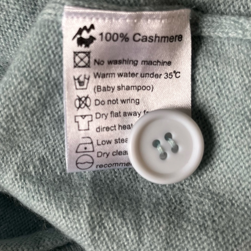 Cashmere Boutique 100% cashmere longline cardigan self tie sweater size … - Picture 12 of 12